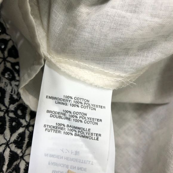 NWT J. Crew Women Contrast Eyelet Sleeveless Mini Dress Size 12 M089 -12 - Picture 8 of 12